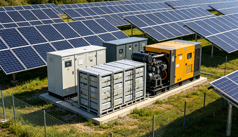 30kW光儲柴微電網系統